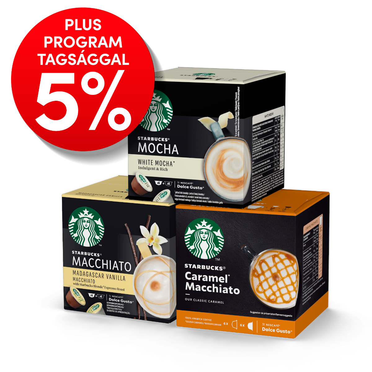 Starbucks ízesített kávéélmény csomag
