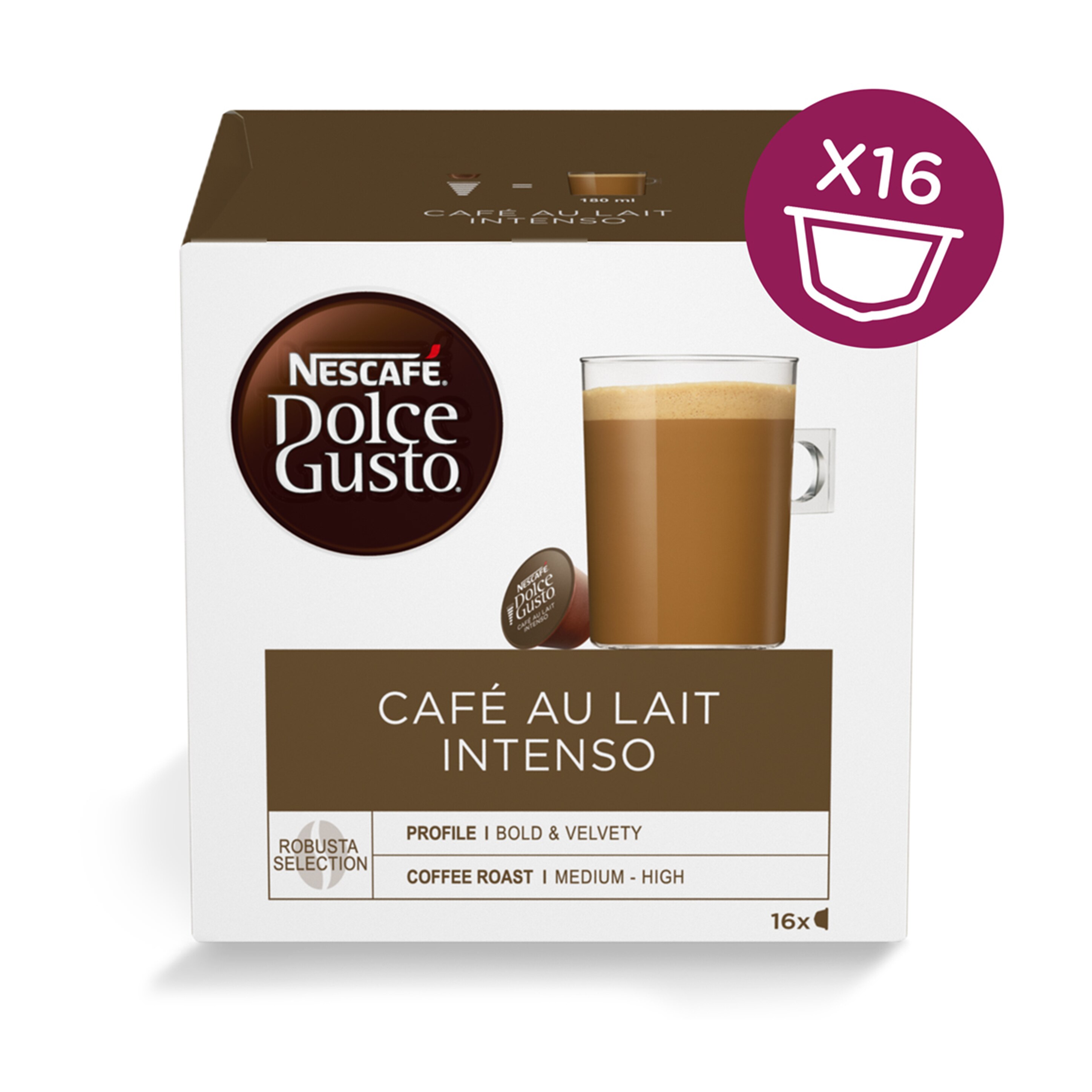 Café au Lait Intenso NESCAFÉ® Dolce Gusto®
