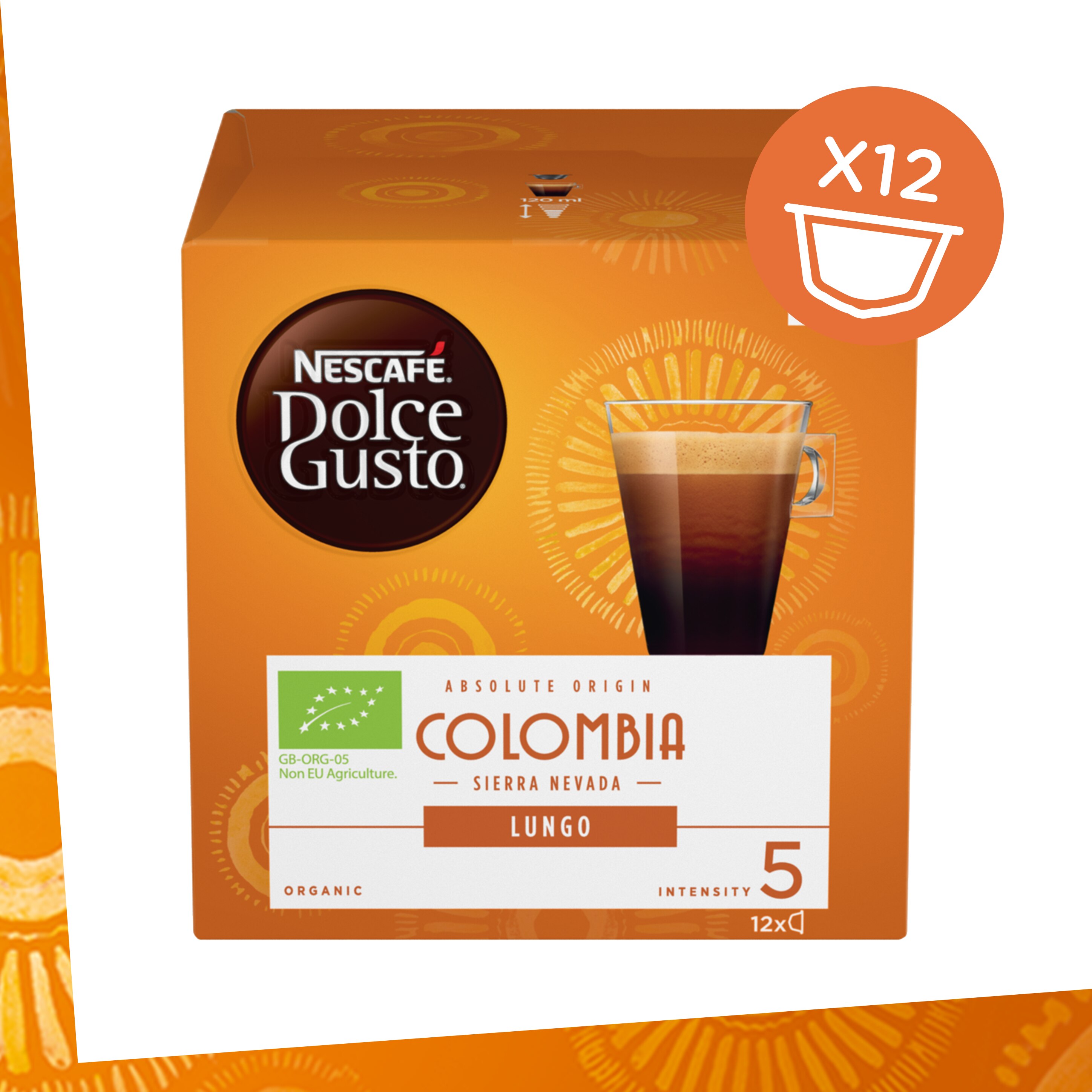 Lungo Colombia Sierra Nevada Nescafe Dolce Gusto