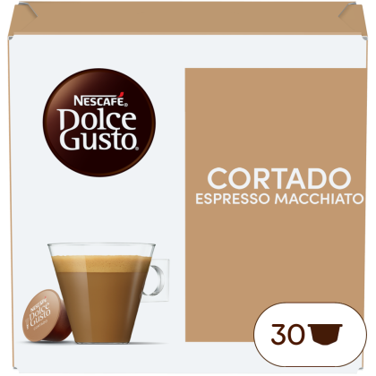A NESCAFÉ® Dolce Gusto® CORTADO NAGY KISZERELÉS kapszula doboza
