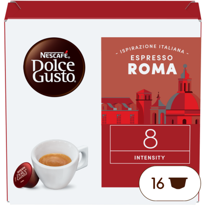 A NESCAFÉ® Dolce Gusto® Espresso Roma kapszula doboza