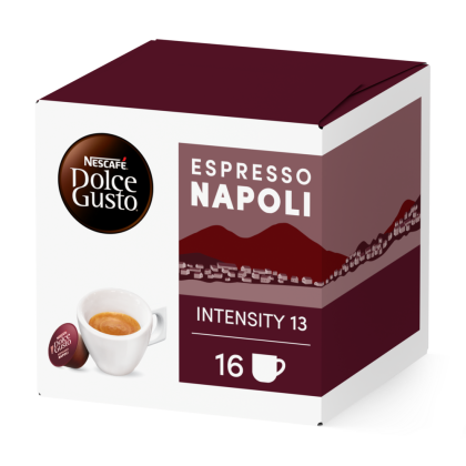 A NESCAF&Eacute;&reg; Dolce Gusto&reg; ESPRESSO NAPOLI kapszula doboza