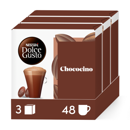 A NESCAFÉ® Dolce Gusto® CHOCOCINO 48 KAPSZULÁS CSOMAG kapszula doboza