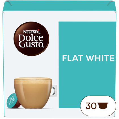 A NESCAFÉ® Dolce Gusto® Flat White kapszula doboza