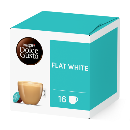 A NESCAF&Eacute;&reg; Dolce Gusto&reg; Flat White kapszula doboza