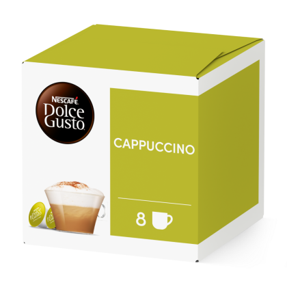 A NESCAFÉ® Dolce Gusto® CAPPUCCINO kapszula doboza