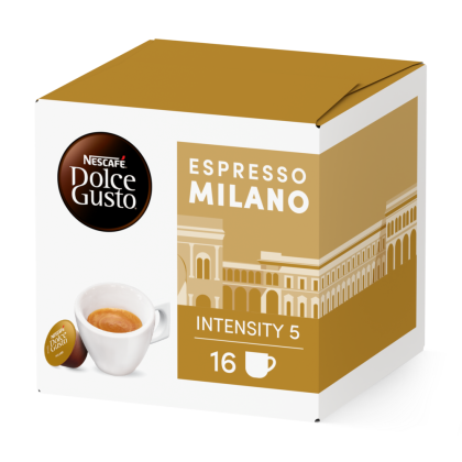 A NESCAF&Eacute;&reg; Dolce Gusto&reg; Espresso Milano kapszula doboza