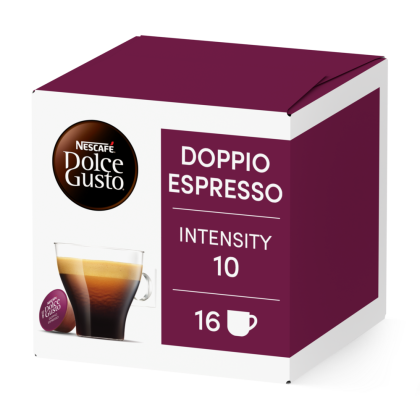 A NESCAF&Eacute;&reg; Dolce Gusto&reg; Doppio Espresso kapszula doboza