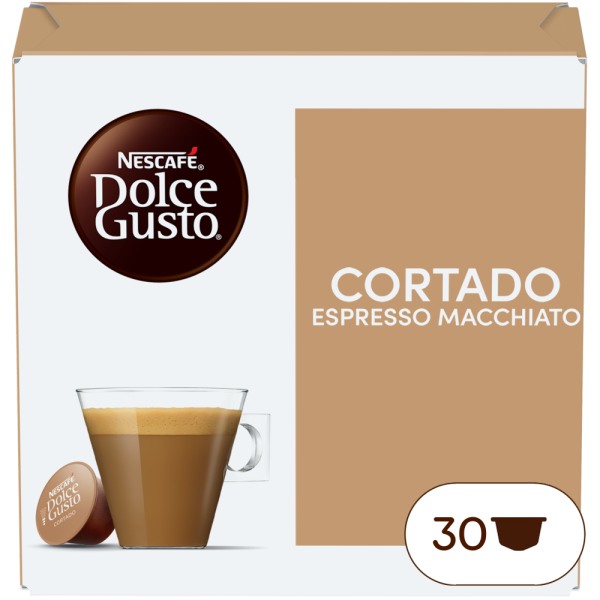 A NESCAFÉ® Dolce Gusto® CORTADO NAGY KISZERELÉS kapszula doboza