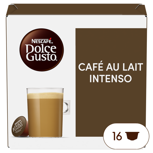 A NESCAFÉ® Dolce Gusto® Café Au Lait Intenso kapszula doboza