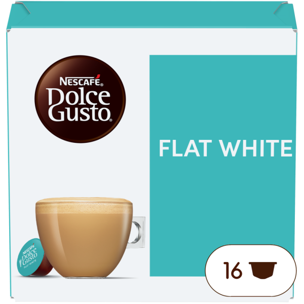 A NESCAFÉ® Dolce Gusto® Flat White kapszula doboza