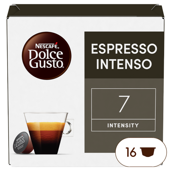 A NESCAFÉ® Dolce Gusto® ESPRESSO INTENSO kapszula doboza