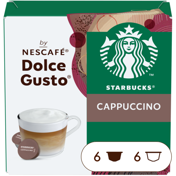 A NESCAFÉ® Dolce Gusto® STARBUCKS CAPPUCCINO kapszula doboza