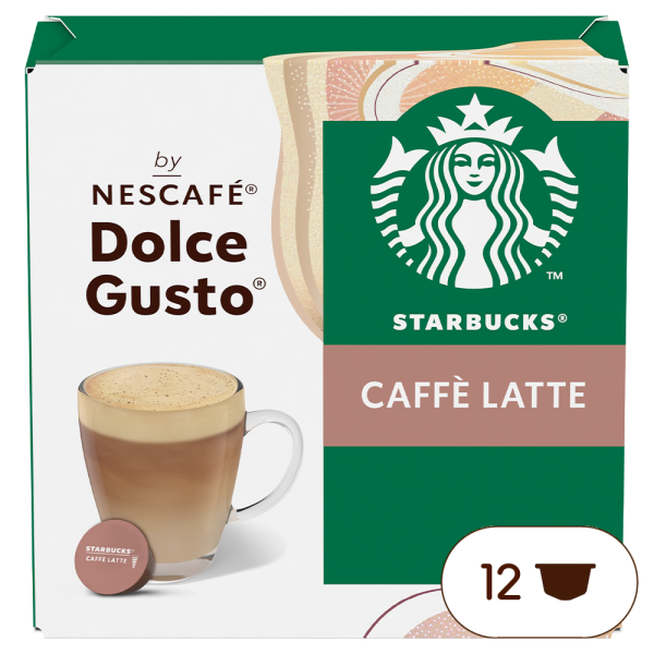 A NESCAFÉ® Dolce Gusto® Starbucks Caffè Latte kapszula doboza