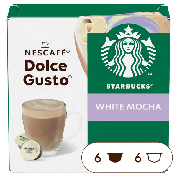 A NESCAFÉ® Dolce Gusto® STARBUCKS® WHITE MOCHA kapszula doboza