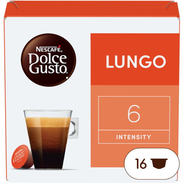 A NESCAFÉ® Dolce Gusto® LUNGO kapszula doboza