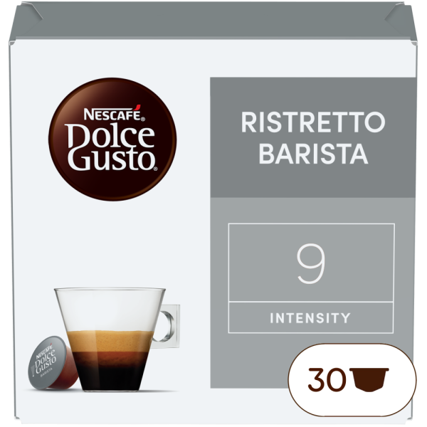 A NESCAFÉ® Dolce Gusto® RISTRETTO BARISTA NAGY KISZERELÉS kapszula doboza