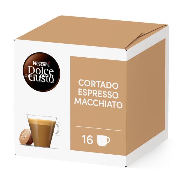 A NESCAFÉ® Dolce Gusto® CORTADO kapszula doboza