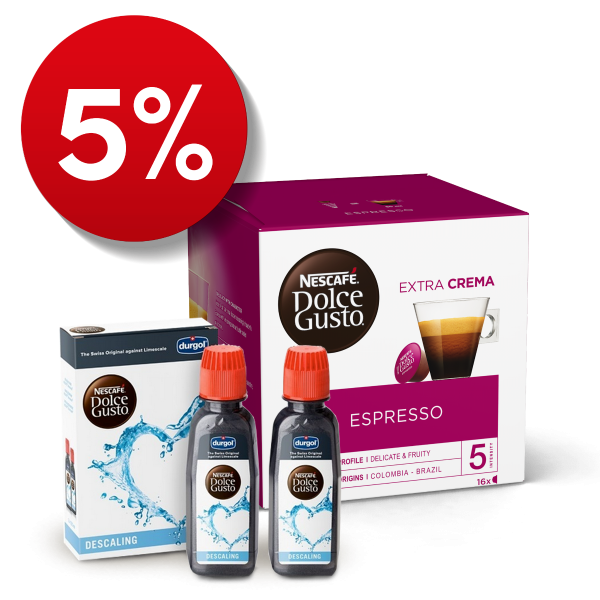 Folyékony vízkőtelenítő és Espresso