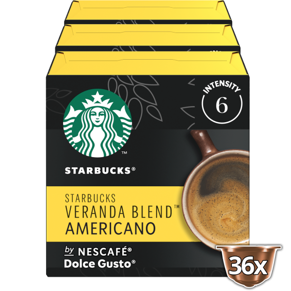 Starbucks Americano Veranda Blend kávékapszula 3 dobozos csomagban