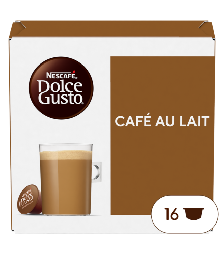 A NESCAFÉ® Dolce Gusto® CAFÉ AU LAIT kapszula doboza