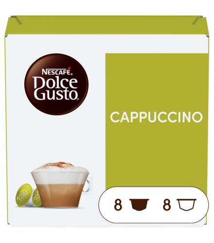 A NESCAFÉ® Dolce Gusto® CAPPUCCINO kapszula doboza