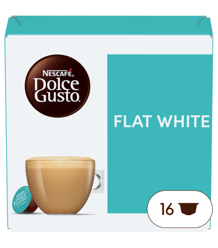 A NESCAFÉ® Dolce Gusto® Flat White kapszula doboza