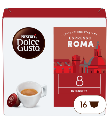 A NESCAFÉ® Dolce Gusto® Espresso Roma kapszula doboza
