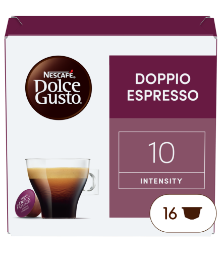 A NESCAFÉ® Dolce Gusto® Doppio Espresso kapszula doboza