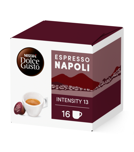 A NESCAF&Eacute;&reg; Dolce Gusto&reg; ESPRESSO NAPOLI kapszula doboza