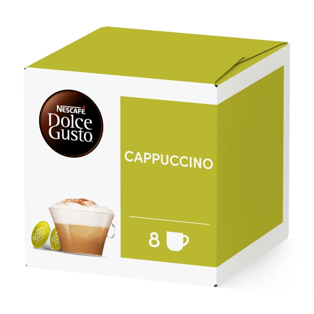 A NESCAFÉ® Dolce Gusto® CAPPUCCINO kapszula doboza