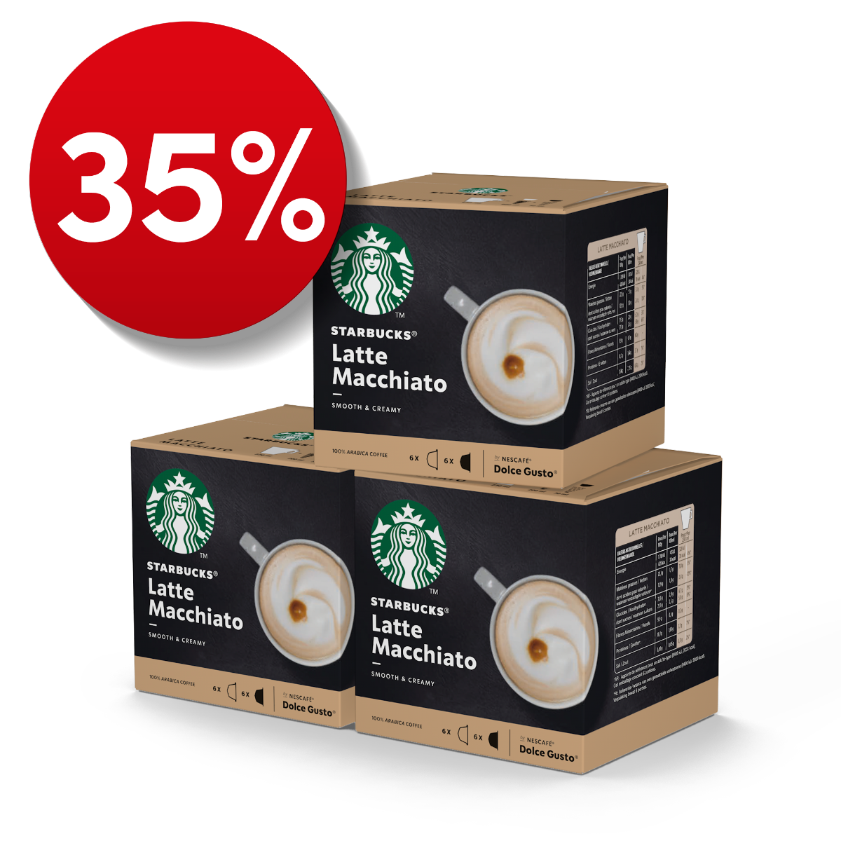 STARBUCKS LATTE MACCHIATO - 3 doboz
