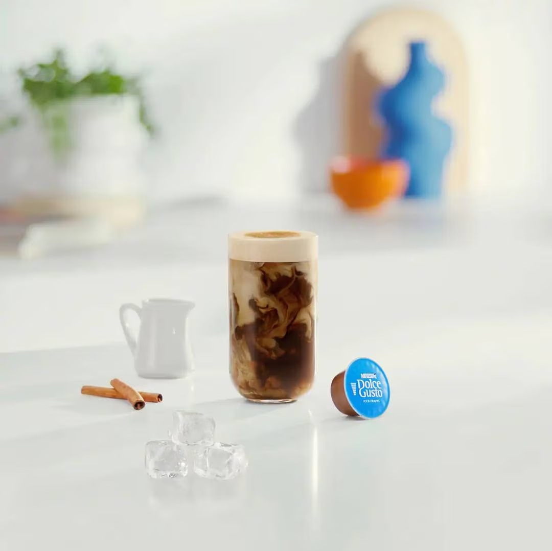fahéjas frappé latte zabitallal az alapanyagok mellett